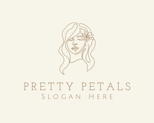 Pretty Woman Salon logo design