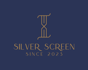 Deluxe - Golden Luxury Letter I logo design