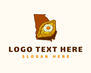 Tamales - Khachapuri Food Georgia logo design