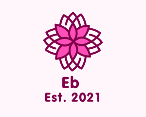 Garden - Geometric Flower Spa logo design