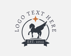 Steed - Pegasus Equestrian Agency logo design