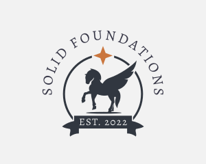 Steed - Pegasus Equestrian Agency logo design