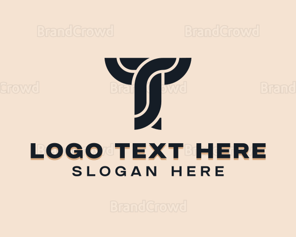 Creative Studio Letter T Logo