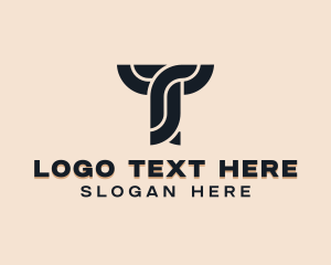 Brand - Creative Studio Letter T logo design