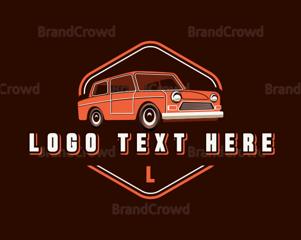 Car Retro Garage Logo