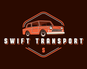 Car Retro Garage logo design