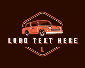 Car Retro Garage Logo