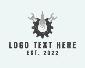 Engineer - Industrial Wrench Gear logo design