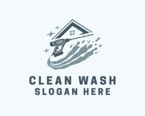 House Cleaning Pressure Washer  logo design