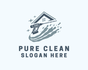 House Cleaning Pressure Washer  logo design