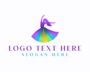 Woman - Woman Dancing Instructor logo design