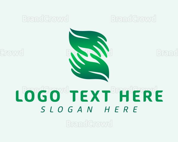 Hand Leaves Wellness Logo