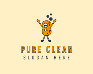 Cleaning Dishwashing Sponge logo design