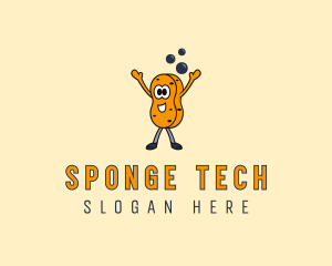 Sponge - Cleaning Dishwashing Sponge logo design