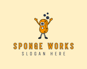 Sponge - Cleaning Dishwashing Sponge logo design