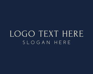 Simple - Gold Elegant Wordmark logo design