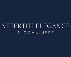 Gold Elegant Wordmark logo design