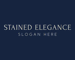 Gold Elegant Wordmark logo design