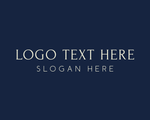 Blogger - Gold Elegant Wordmark logo design