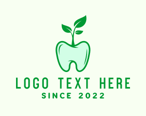 Pediatric Dentistry - Leaf Dental Tooth logo design