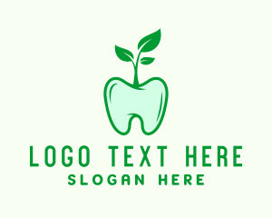 Leaf Dental Tooth Logo