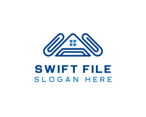 File - Office Paper Clip logo design