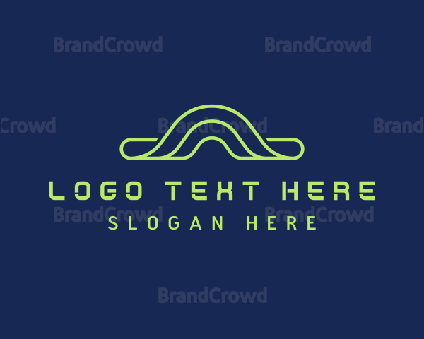 Neon Tech Wave Logo