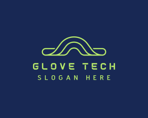 Neon Tech Wave logo design