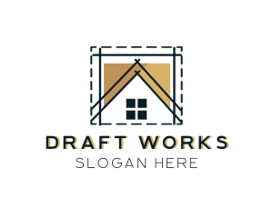 Draft - House Roof Architecture logo design