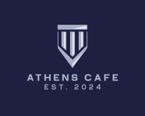 Athens - Pillar Finance Business logo design