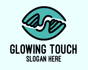 Healing Glove Hands logo design