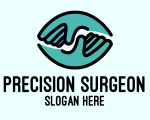 Surgeon - Healing Glove Hands logo design