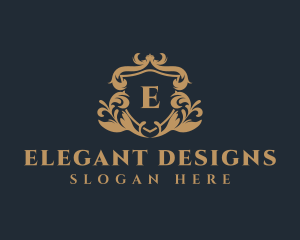 Ornate - Royal Ornate Crest Shield logo design