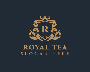 Royal Ornate Crest Shield logo design