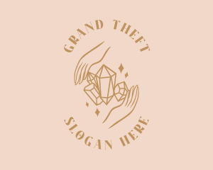 Gold Diamond Crystals Logo