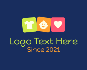 Letter Abc - Toy Blocks Daycare logo design