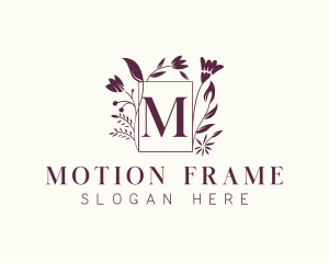 Flower Frame Ornament logo design