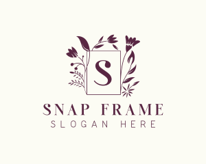 Flower Frame Ornament logo design