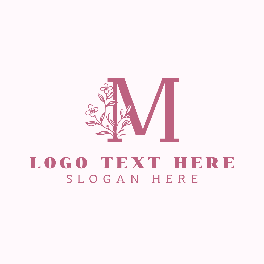 Feminine Beauty Letter M Logo | BrandCrowd Logo Maker