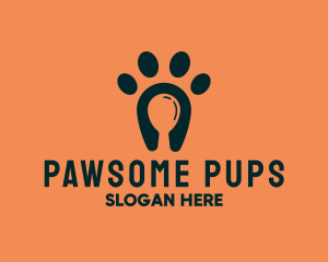 Dog Food Paw logo design