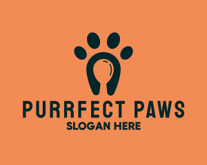 Dog Food Paw logo design