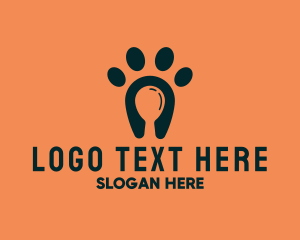 Food - Dog Food Paw logo design