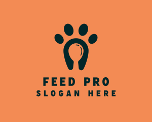 Dog Spoon Paw logo design