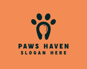 Dog Food Paw logo design