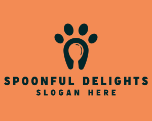 Dog Food Paw logo design