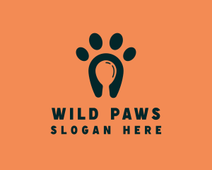 Dog Food Paw logo design