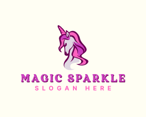 Unicorn - Mythical Unicorn Creature logo design