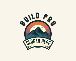 Emblem - Adventure Mountain Summit logo design