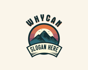 Tourist - Adventure Mountain Summit logo design