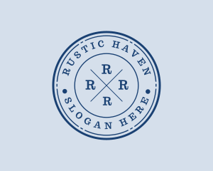 Rustic Badge Restaurant logo design